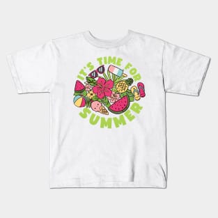 It is time for summer Kids T-Shirt